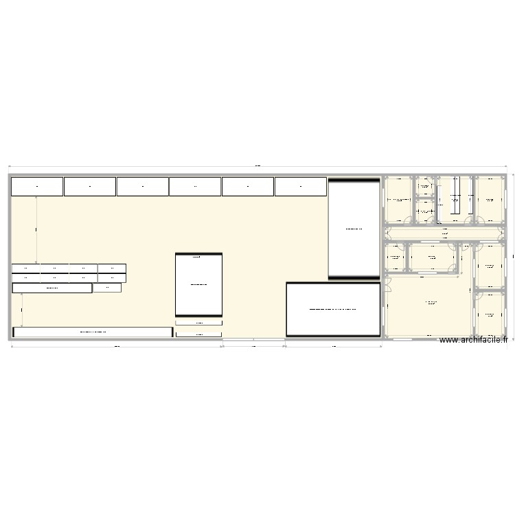 MECALANv2. Plan de 12 pièces et 851 m2
