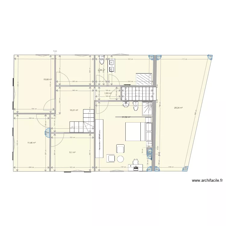 C PLANTIN 1er étage St ARCONS 3 NOVEMBRE 2021. Plan de C PLANTIN 1er étage St ARCONS 3 NOVEMBRE 2021. Plan de