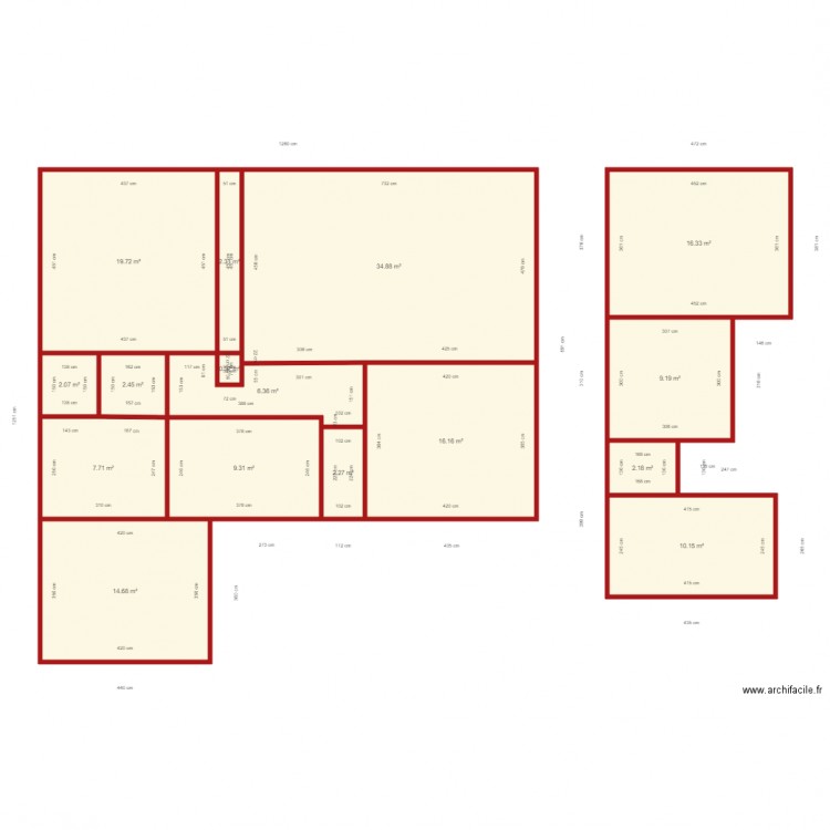 MAISON CONDRIEU. Plan de 0 pièce et 0 m2