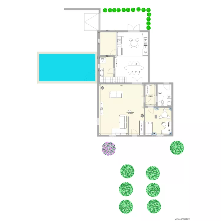 RDC MAISON. Plan de RDC MAISON. Plan de