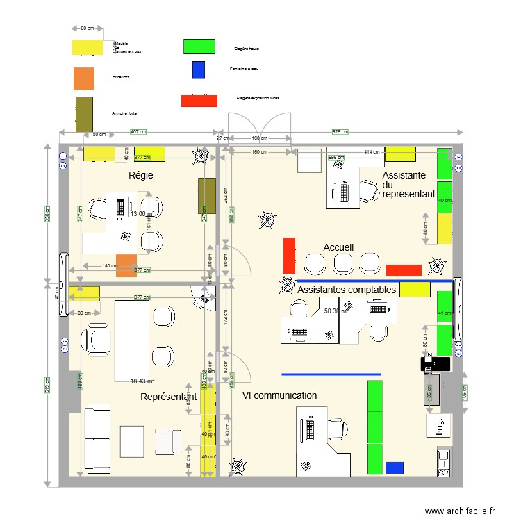 Annexe 2D Option 2 salle 1109 . Plan de 0 pièce et 0 m2