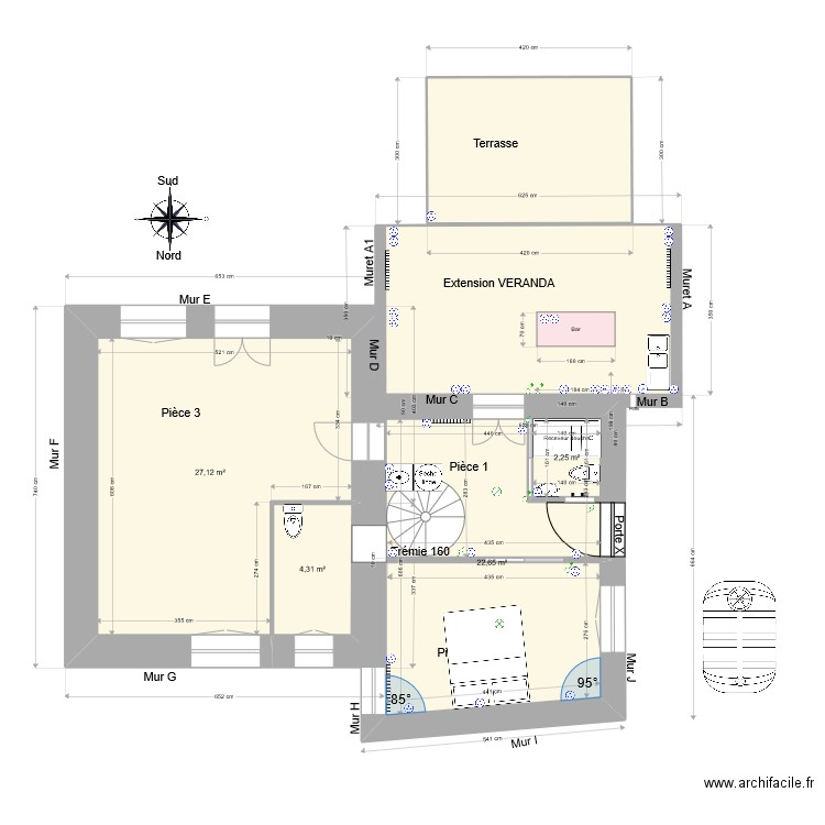 2022 04 02. Plan de 6 pièces et 92 m2