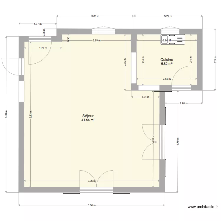 Cuisine. Plan de Cuisine. Plan de