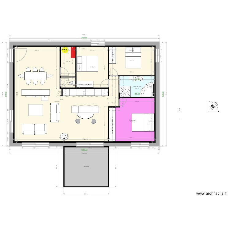 woody 7. Plan de 0 pièce et 0 m2