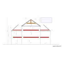 coupe facade maison potager R+1 basse