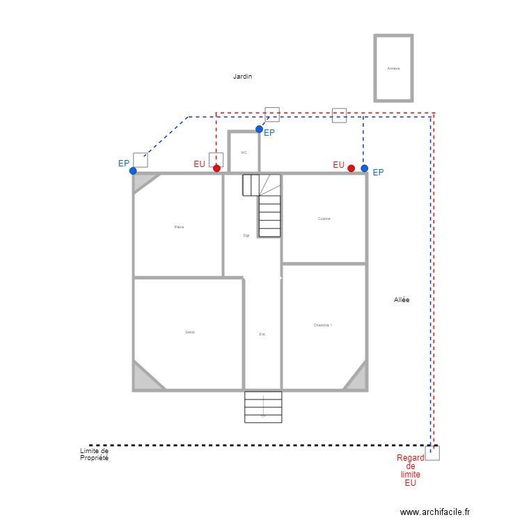 brunoy RDc. Plan de 0 pièce et 0 m2