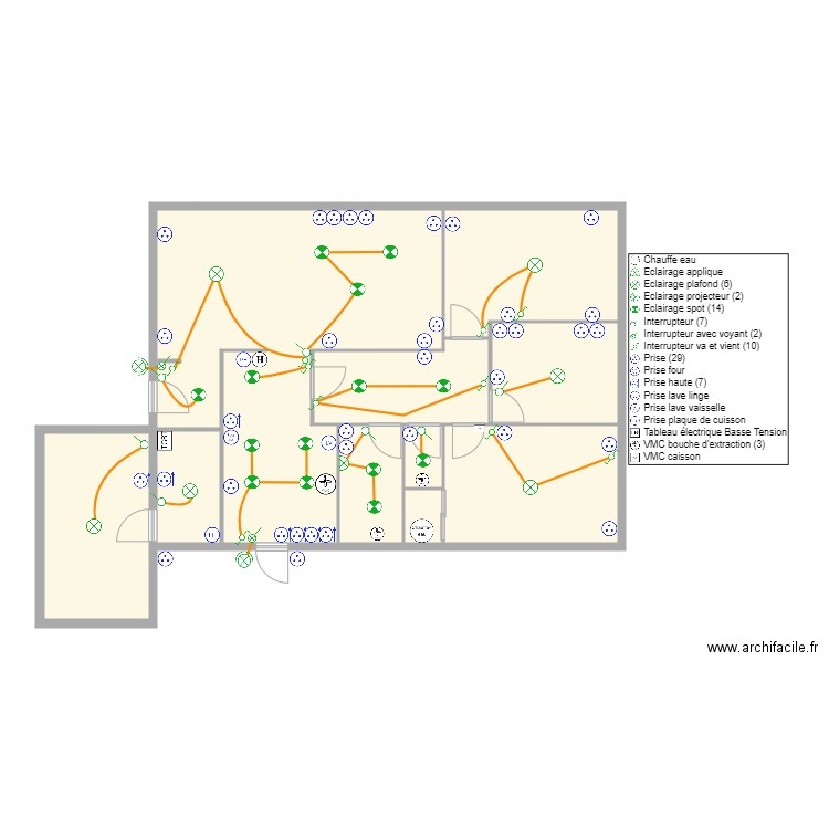 MARCHEGAY Isabelle. Plan de 0 pièce et 0 m2