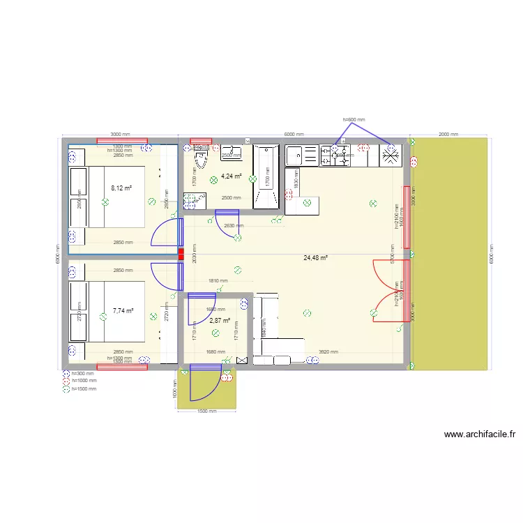 3ка Барн 3 эл. Plan de 