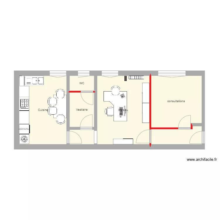 plan étage. Plan de plan étage. Plan de