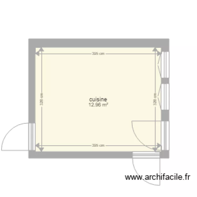 plan cuisine sim36. Plan de 