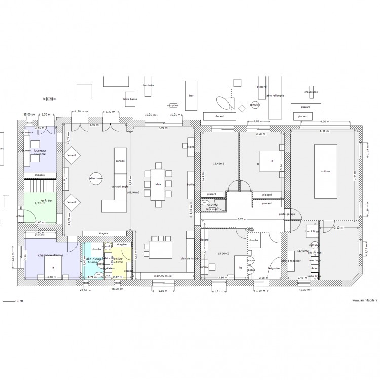 tres grd changement. Plan de 0 pièce et 0 m2