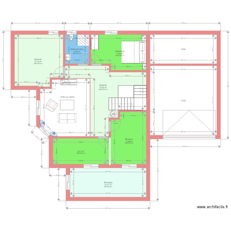 NoirmontEtage17. Plan de 0 pièce et 0 m2