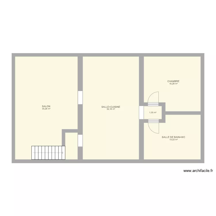 PLAN 3EME ETAGE SCI HAESIA. Plan de 