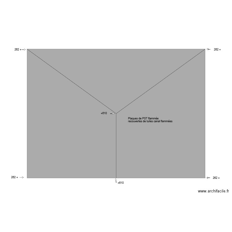 Toiture projet. Plan de 0 pièce et 0 m2