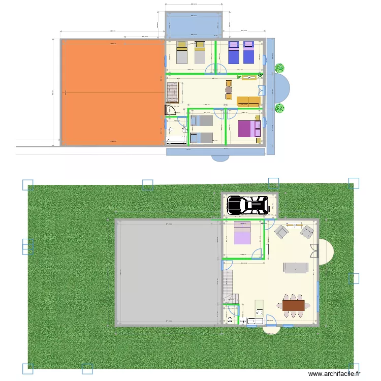 maison 1roger. Plan de 