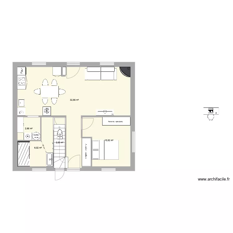Maison bas Audrey. Plan de Maison bas Audrey. Plan de