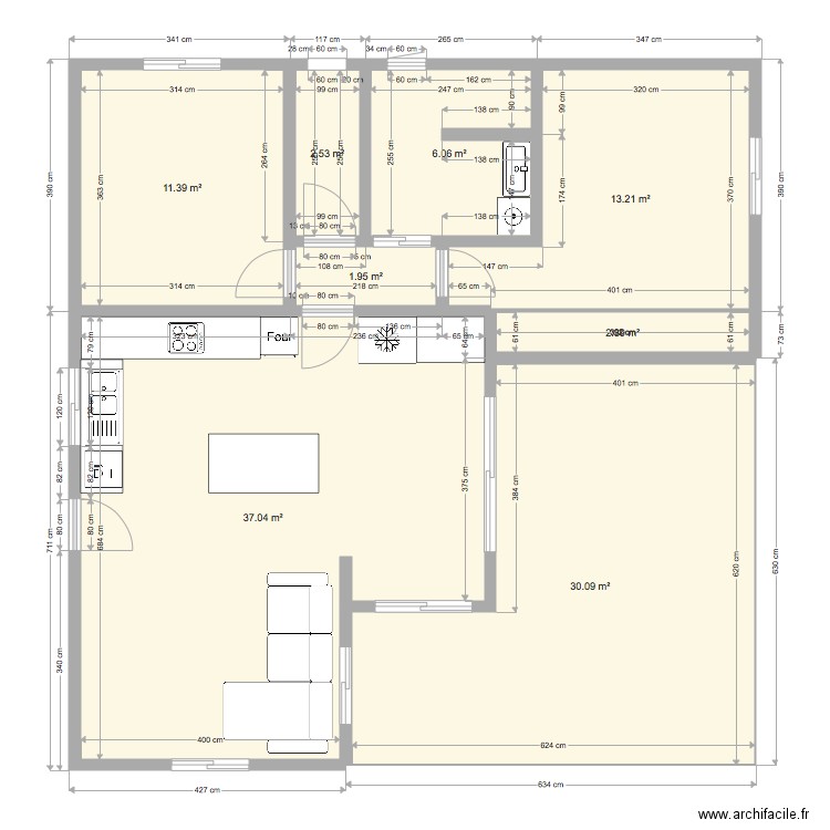 Maison Monrepos. Plan de 0 pièce et 0 m2