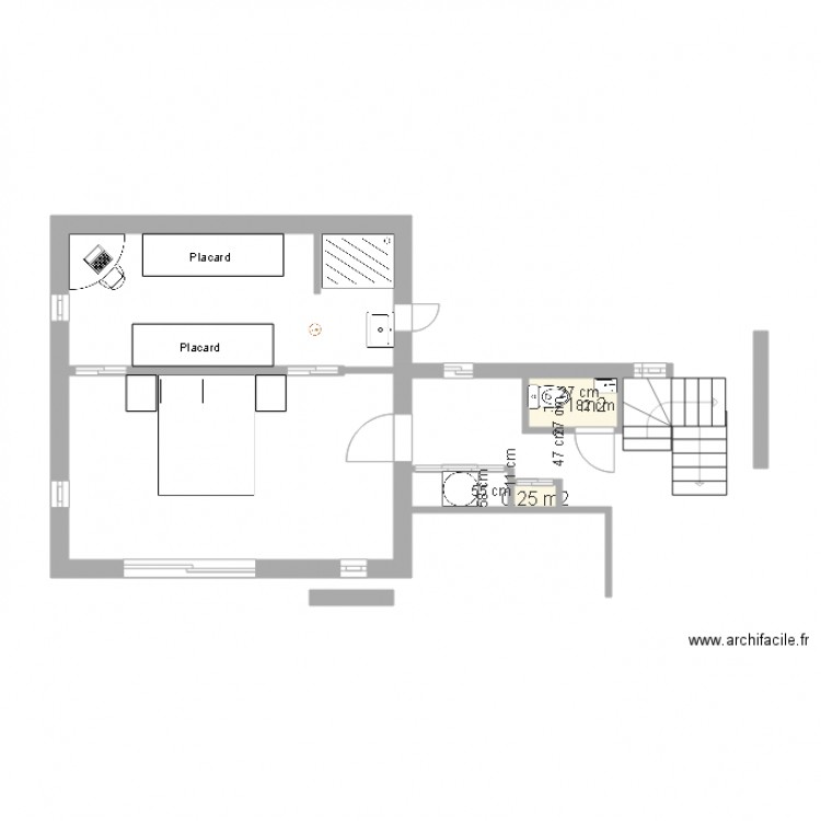 Garage Suite Parentale  WC IDEM. Plan de 0 pièce et 0 m2