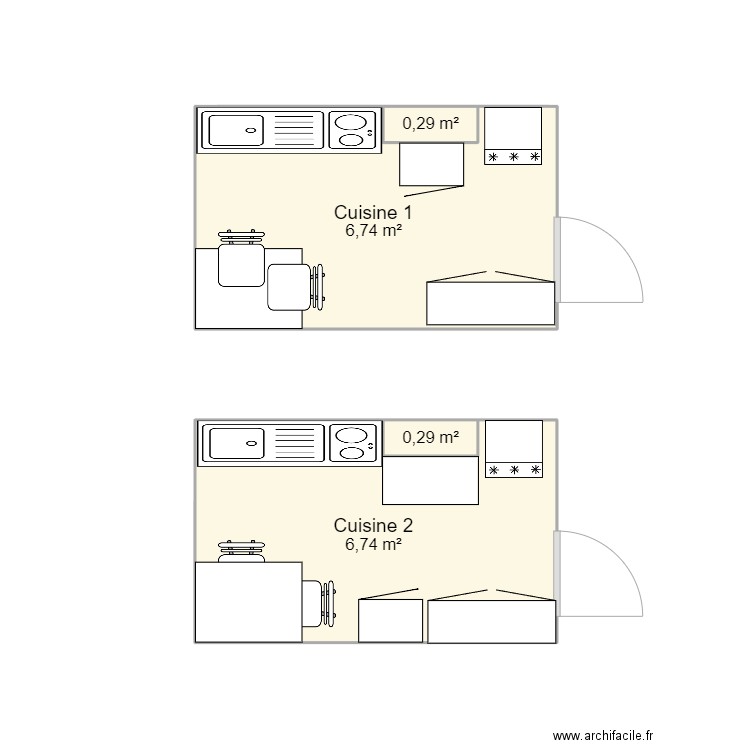 Cuisine2. Plan de 0 pièce et 0 m2