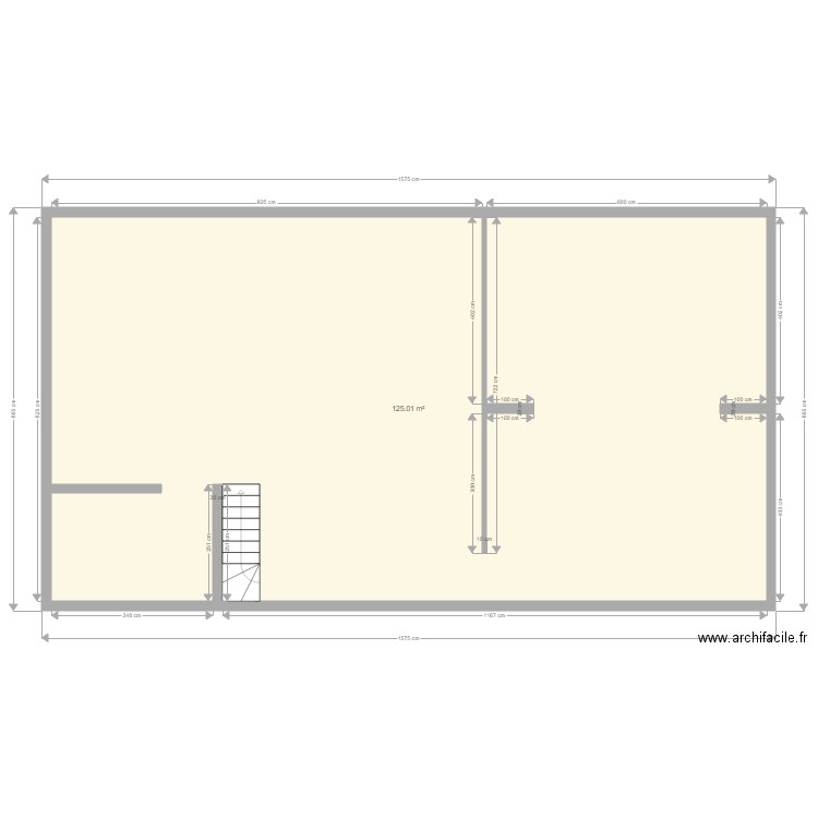 sous sol . Plan de 0 pièce et 0 m2