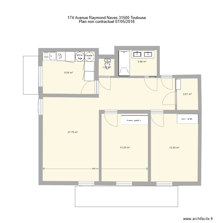 Raymond Naves. Plan de 0 pièce et 0 m2