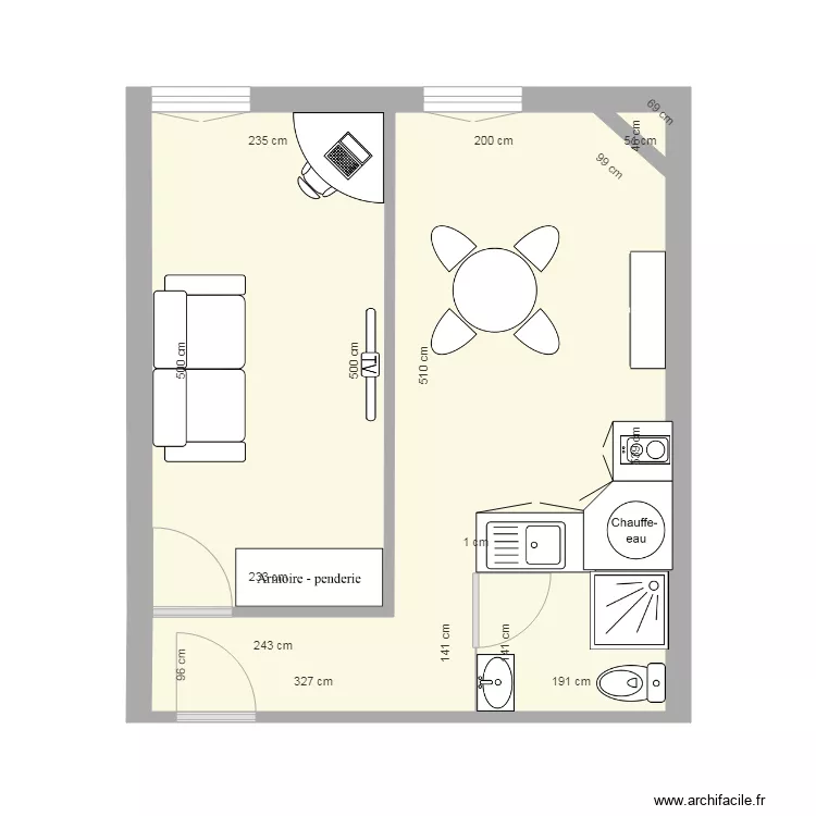 R1  Studio 1 PROJET . Plan de 