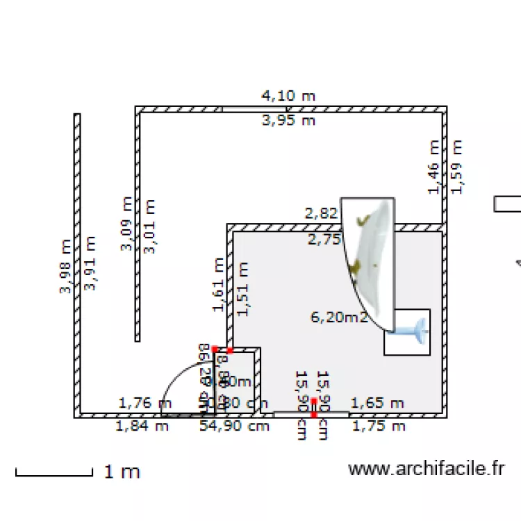 sdb 3b. Plan de sdb 3b. Plan de