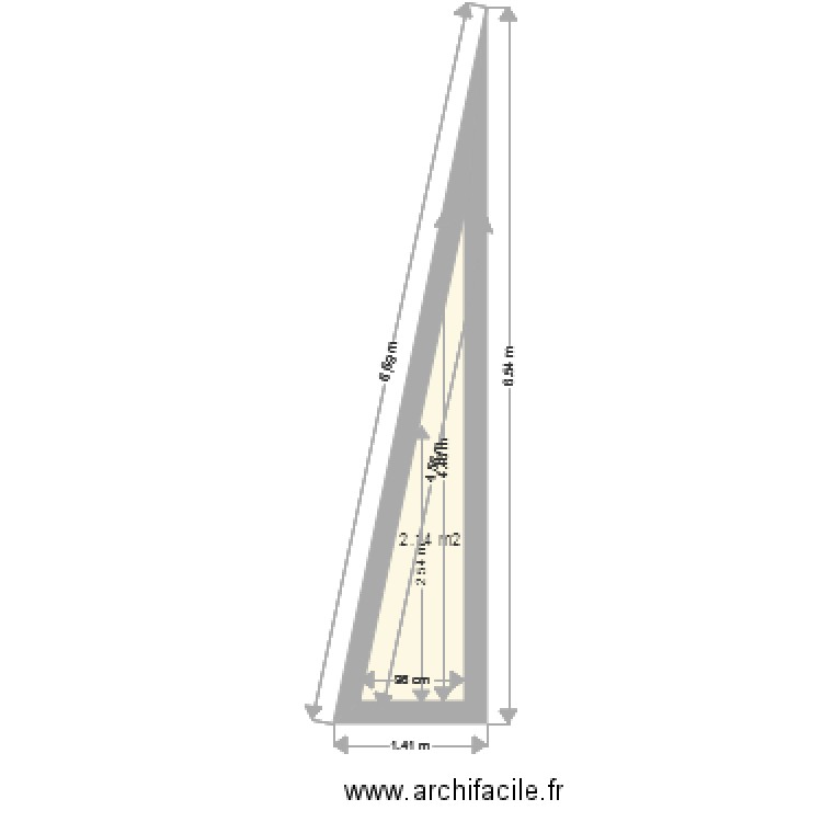 angle mur gauche garage 3. Plan de 0 pièce et 0 m2