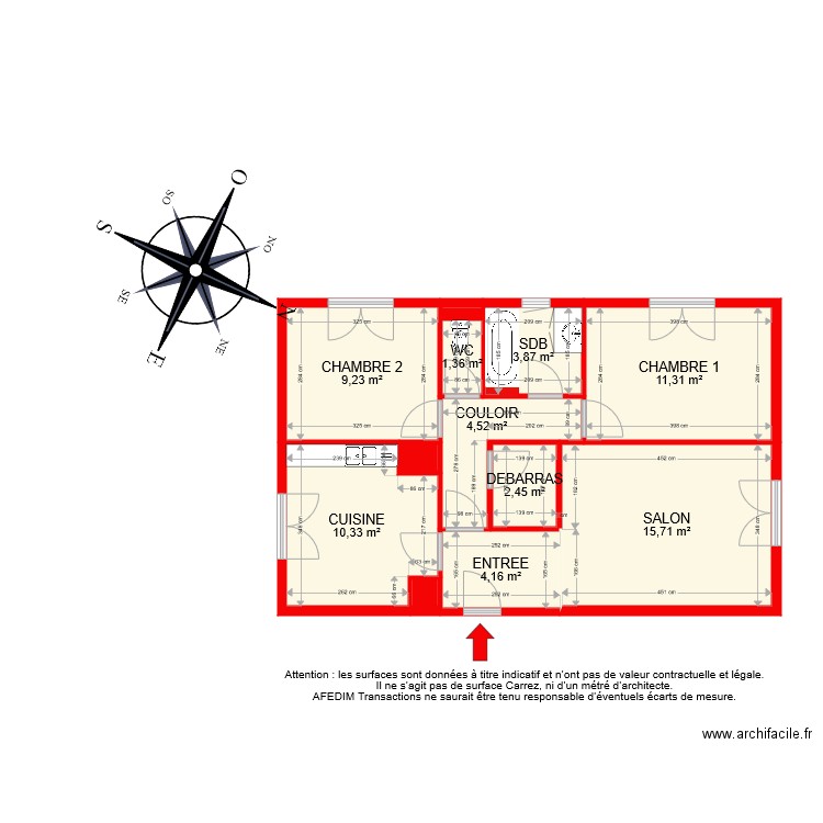 BI 6613. Plan de 0 pièce et 0 m2