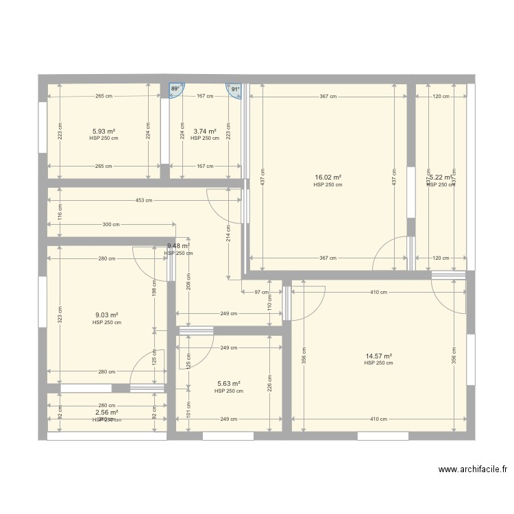 DUPLEX ROSTAND. Plan de 0 pièce et 0 m2