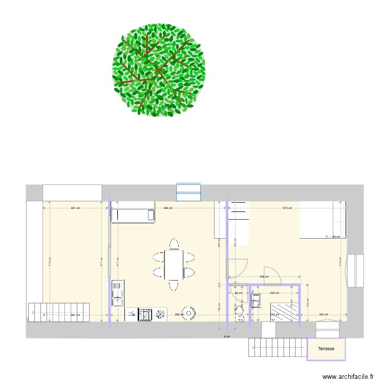 Gite 6 Rocles. Plan de 0 pièce et 0 m2