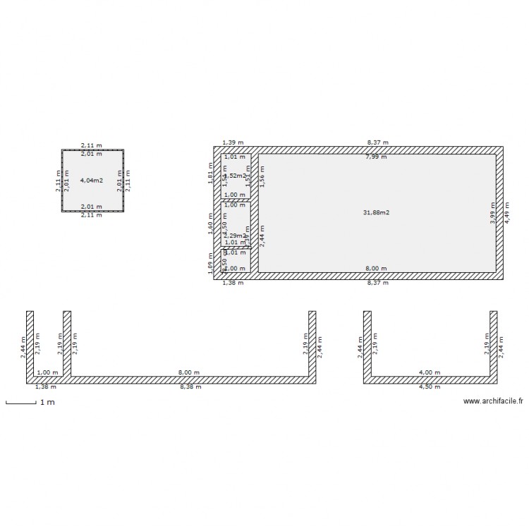 Projet Francois. Plan de 0 pièce et 0 m2