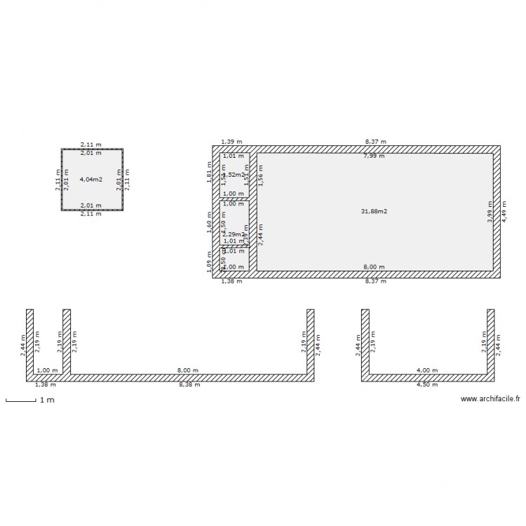 Projet Francois. Plan de 0 pièce et 0 m2