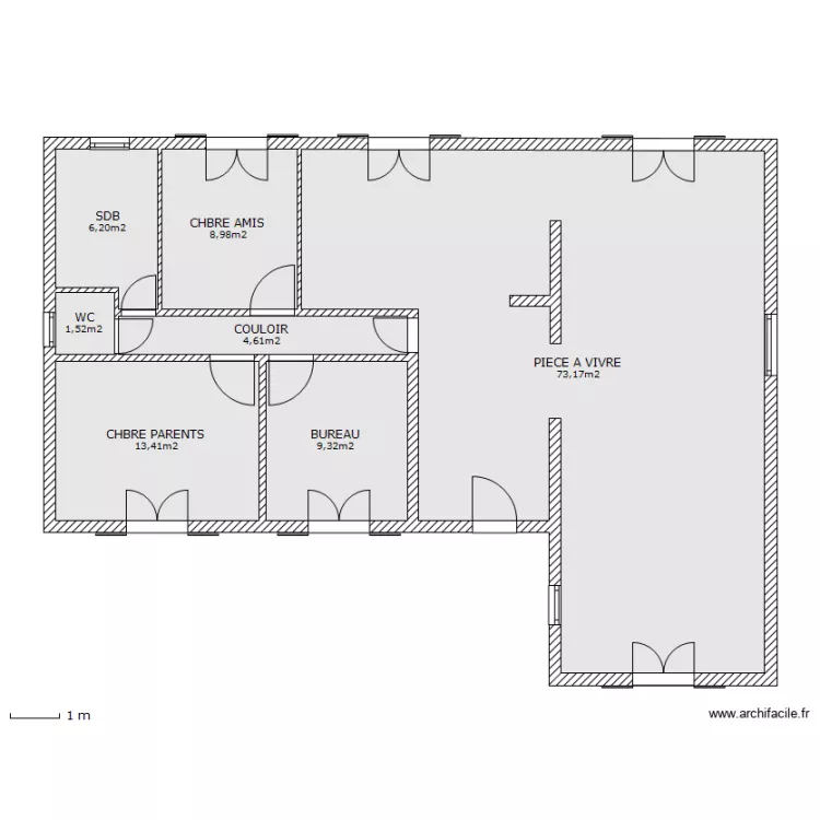 ETAGE DEFINITIF. Plan de 