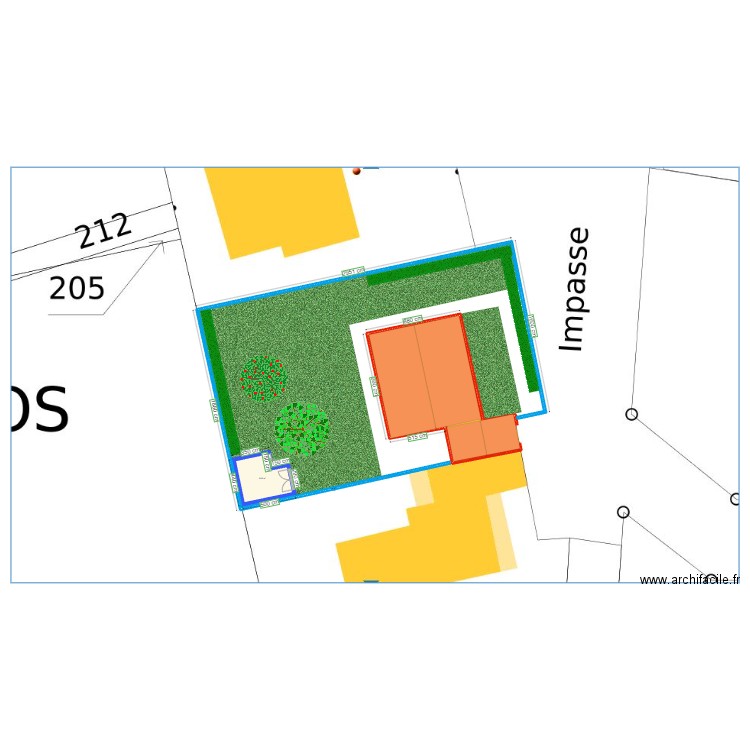 Abri Maison Tallard. Plan de 1 pièce et 16 m2