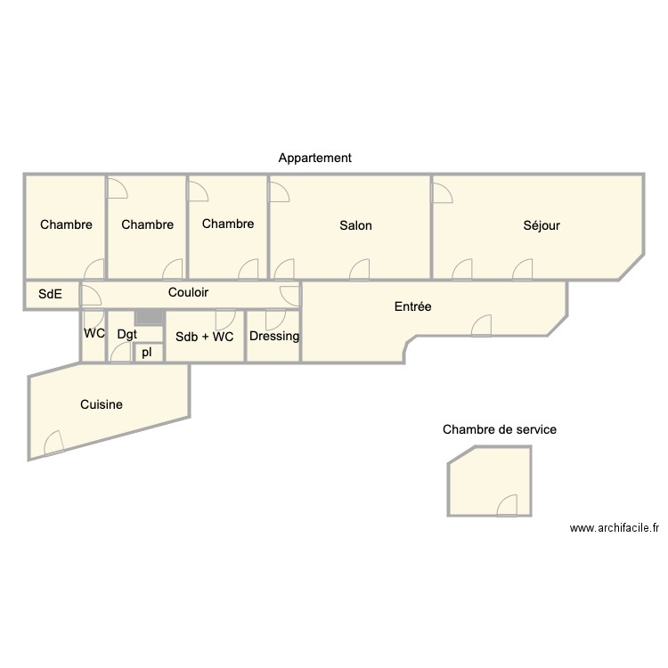 croquis boissiere. Plan de 0 pièce et 0 m2