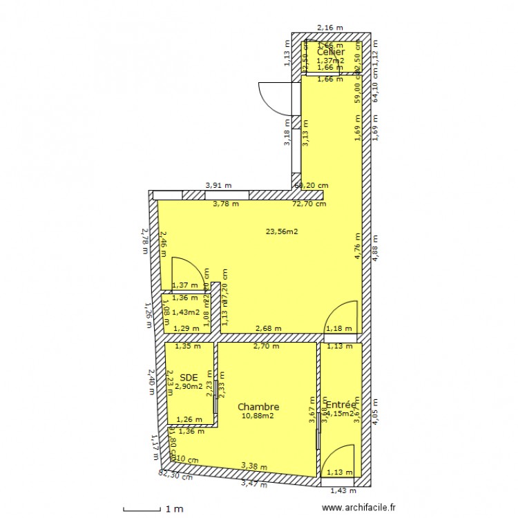 T2 RDC LIBOURNE. Plan de 0 pièce et 0 m2