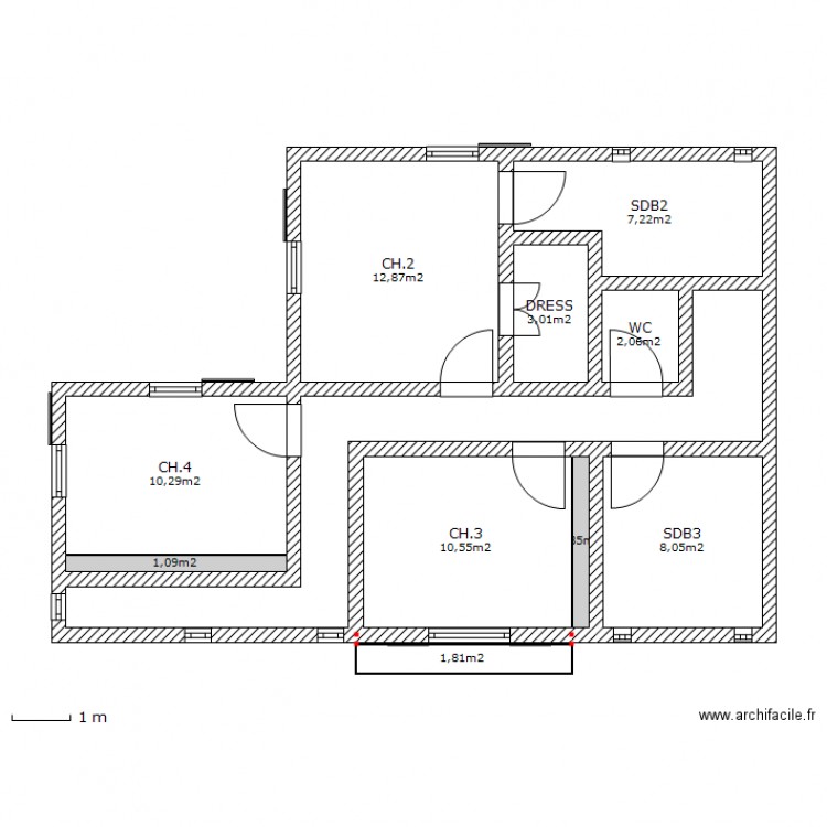 Maison Vigie - 1er - V3. Plan de 0 pièce et 0 m2