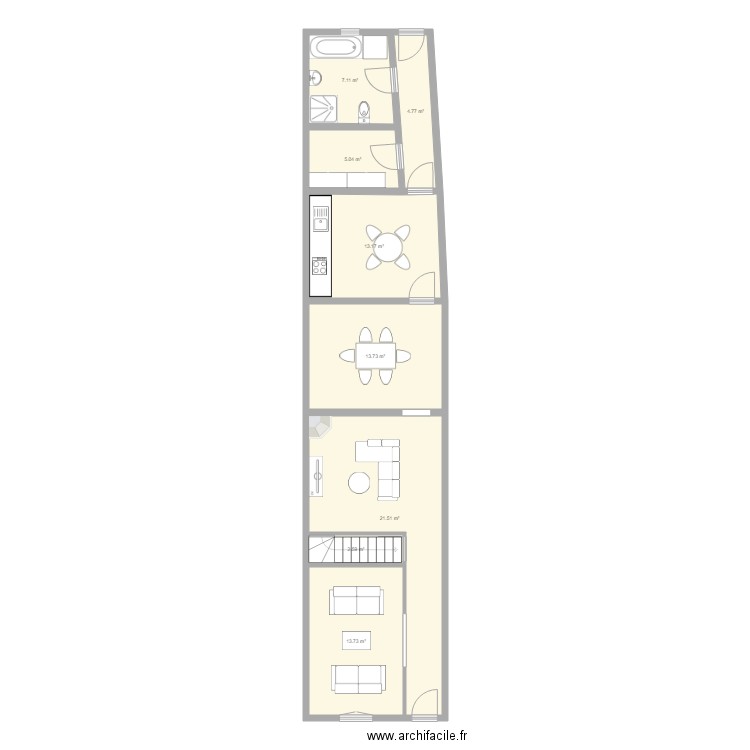 fond des eaux. Plan de 0 pièce et 0 m2