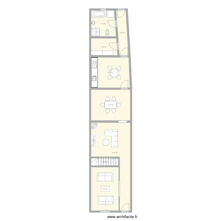 fond des eaux. Plan de 