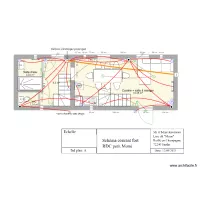 Sch&eacute;ma courant fort RDC gite petit Mon&eacute; 