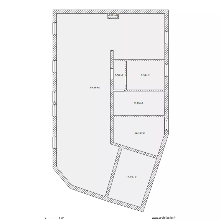 HOFFMANN - RDC - RESTAURANT. Plan de 
