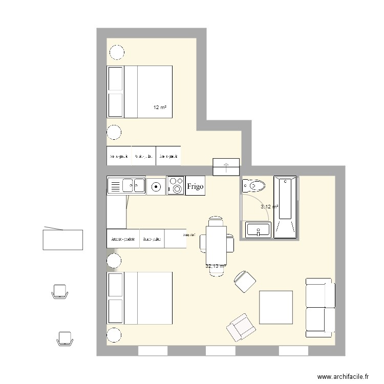 PLAN 123 place Saint Léger actuel V7 2021 10 20 1841. Plan de 0 pièce et 0 m2