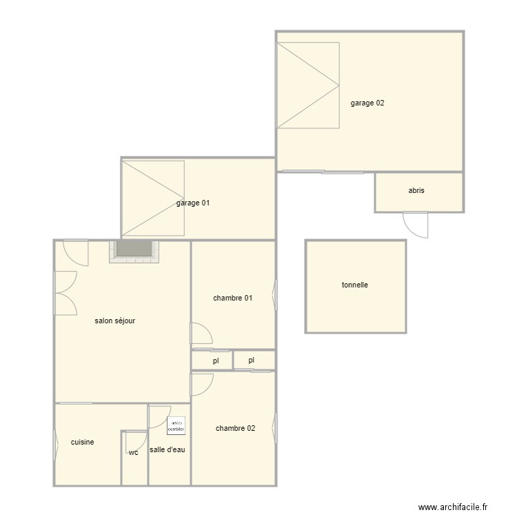 gourdon am 1366. Plan de 0 pièce et 0 m2