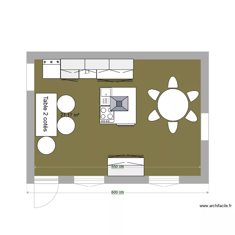 cuisine. Plan de cuisine. Plan de