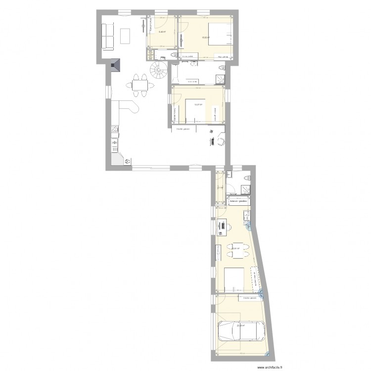 Mireille Boucher. Plan de 0 pièce et 0 m2
