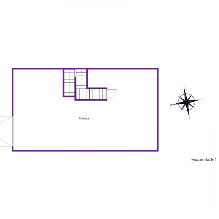 Planritning Norte plan källare. Plan de 0 pièce et 0 m2