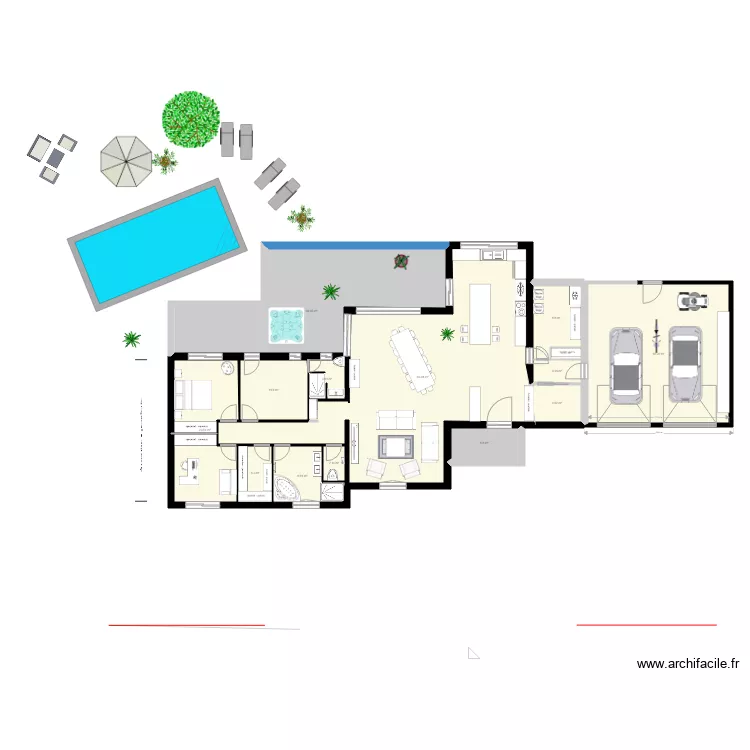 Projet maison v10. Plan de 