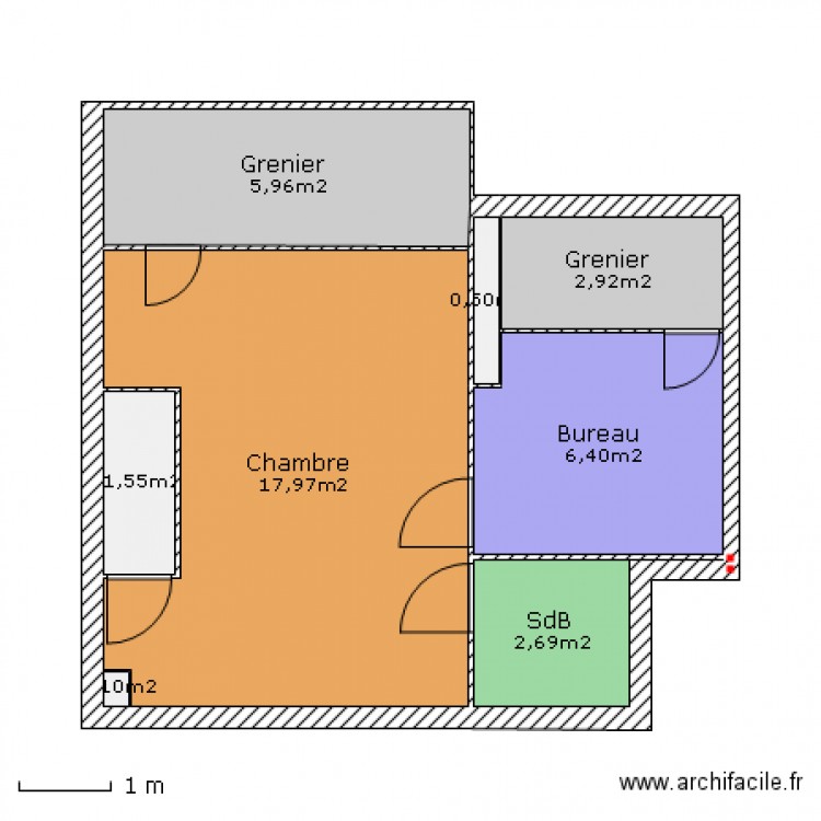 P.Etage3 actuel c.. Plan de 0 pièce et 0 m2