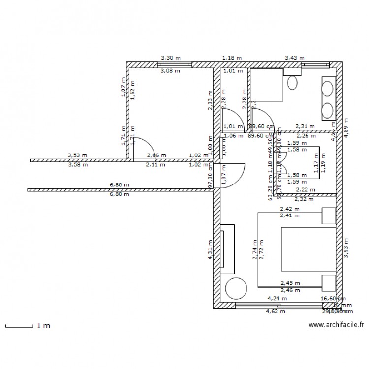 Plan. Plan de 0 pièce et 0 m2